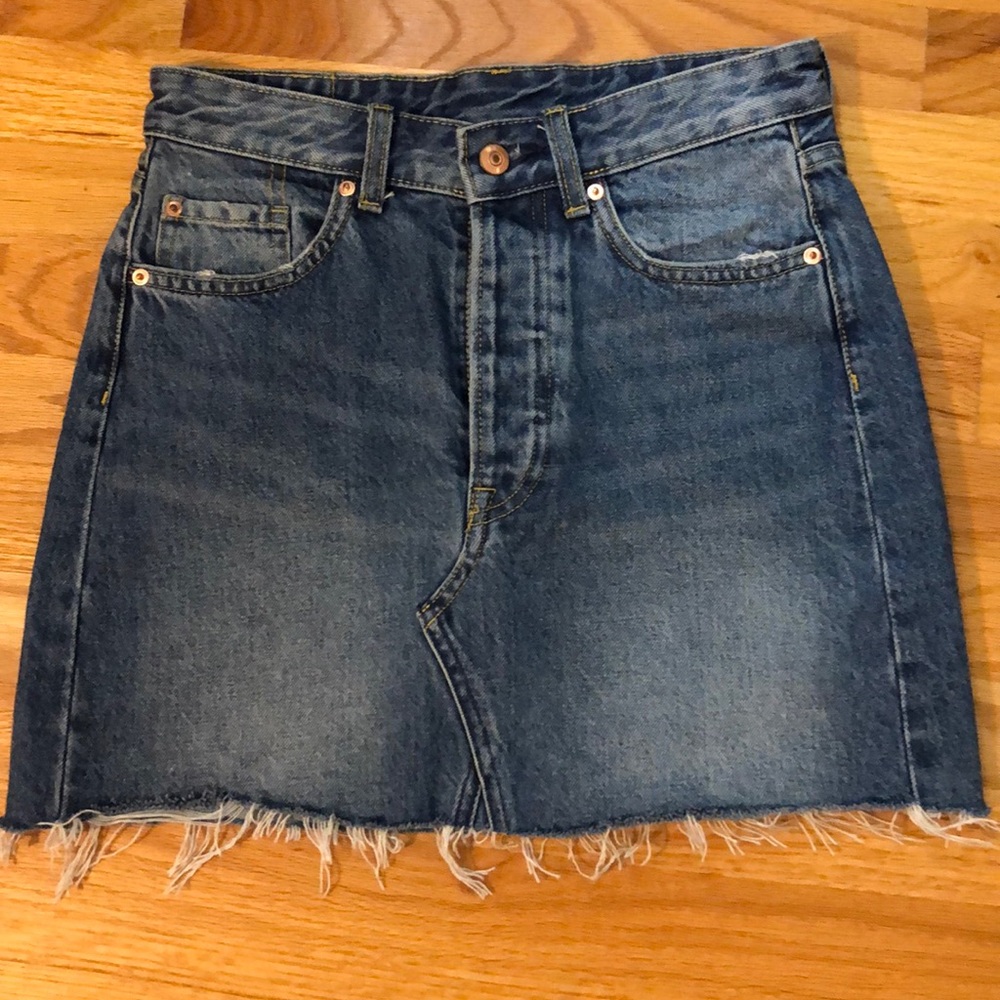 H&M denim skirt